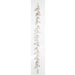 5'5" Glittered & Flocked Artificial Pinecone Garland -White/Brown (Pack of 4) - A-252590
