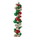 6' Plastic Mixed Reflective Ball Garland -Mixed Colors (Pack of 2) - A-253015