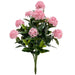 40" Outdoor UV-Proof Artificial Jungle Geranium Ixora Flower Bush -Pink (Pack of 2) - A-253234