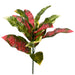 20" Outdoor UV-Proof Artificial Croton Leaf Plant -Pink/Green (Pack of 4) - A-253332
