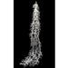 5'10" Hanging Snowy Twig Artificial Garland -White/Brown (Pack of 6) - A-253740