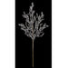 21" Iced Artificial Twig Stem -Brown/Clear (Pack of 12) - A-253954
