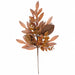 27" Artificial Mixed Bay Leaf, Ruscus, Magnolia & Pinecone Stem -Brown (Pack of 12) - A-260090