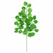 28" Glittered Artificial Silver Dollar Eucalyptus Leaf Stem -Emerald Green (Pack of 24) - A-260222