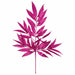 30" Glittered Metallic Artificial Willow Leaf Stem -Fuchsia (Pack of 12) - A-260232
