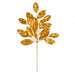 28" Pearlescent Artificial Magnolia Leaf Stem -Dark Gold (Pack of 24) - A-260281