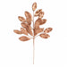28" Pearlescent Artificial Magnolia Leaf Stem -Rose Gold (Pack of 24) - A-260287