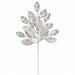 28" Pearlescent Artificial Magnolia Leaf Stem -White (Pack of 24) - A-260289