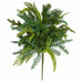 20" Outdoor UV-Resistant Soft-Touch Artificial Mixed Cedar, Fir & Pine Plant -Green (Pack of 12) - A-260330