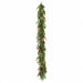 6'Lx8"W Outdoor UV-Resistant PE Artificial Mixed Cedar, Fir, Pine, Pinecone & Berry Garland -Green/Red (Pack of 2) - A-260360