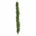 6'Lx7"W Outdoor UV-Resistant PE Artificial Mixed Cedar & Cypress Garland -Green/Brown (Pack of 4) - A-260410
