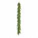 6'Lx8"W Outdoor UV-Resistant PE Artificial Mixed Cedar Garland -Green (Pack of 4) - A-260430
