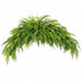48" Wide Outdoor UV-Resistant Soft-Touch Artificial Cypress Mantel Swag -Green - A-260440