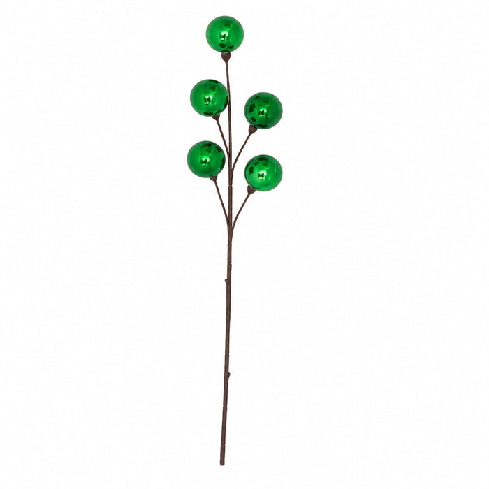 24" Reflective Ball Stem -Green (Pack of 24) - A-260652