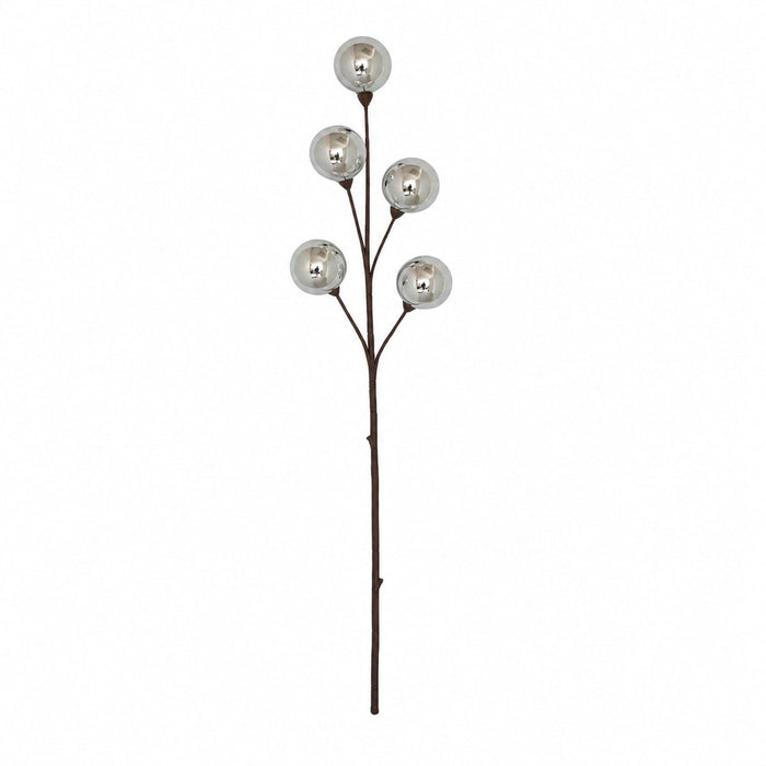 24" Reflective Ball Stem -Silver (Pack of 24) - A-260658