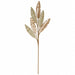 29" Glittered Metallic Artificial Leaf Stem -Champagne (Pack of 24) - A-261122