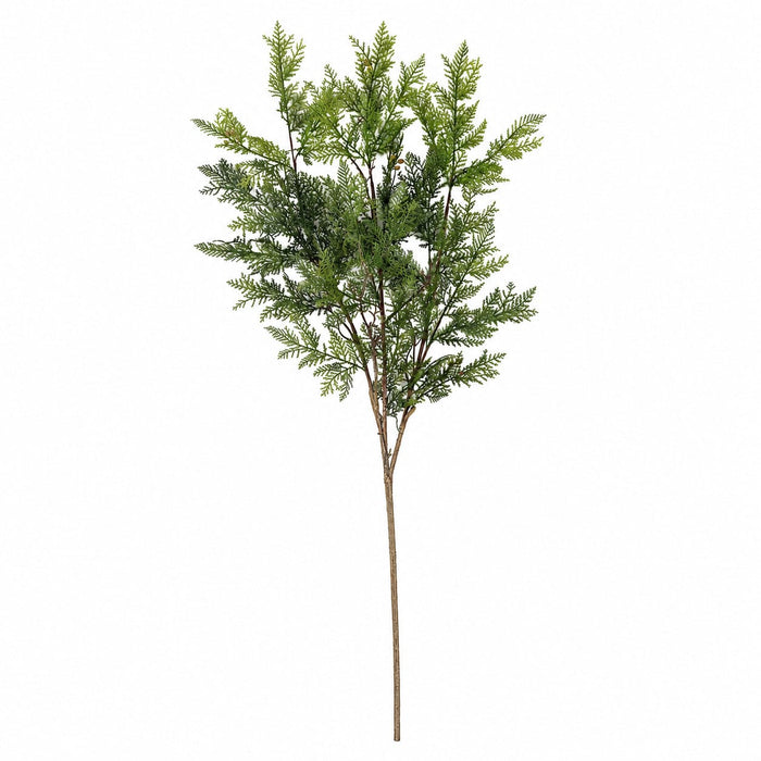 43" Soft-Touch Artificial Cedar Stem -2 Tone Green (Pack of 12) - A-261280