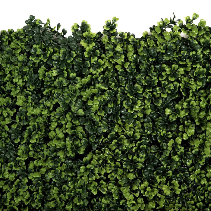 20"x20"x3" Outdoor UV-Proof IFR Artificial Boxwood Mat -Green (Pack of 3) - AR4040
