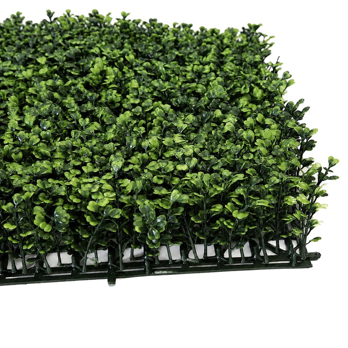20"x20"x3" Outdoor UV-Proof IFR Artificial Boxwood Mat -Green (Pack of 3) - AR4040