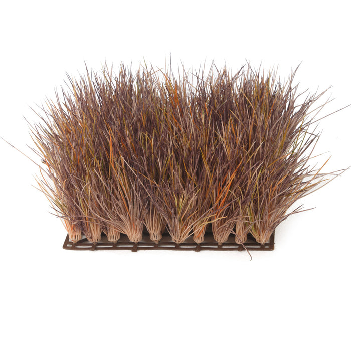 10"x10"x6" Mexican Grass Artificial Mat -Dark Tan/Green (Pack of 6) - A503-2