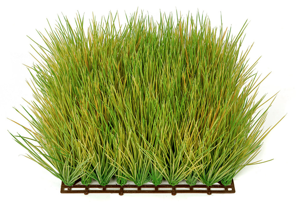 10"x10"x6" Mexican Grass Artificial Mat -Green/Tan (pack of 6) - A503-6