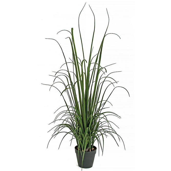 4'9" Artificial Plastic River Grass Plant w/Pot -Green (pack of 2) - A61601