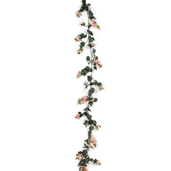 9'6" UV-Proof Outdoor Artificial Bougainvillea Garland -Pink/Cream (pack of 4) - A6202-1PK