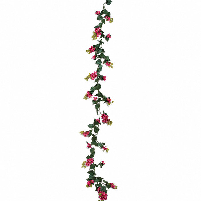 9'6" Outdoor UV-Proof Artificial Bougainvillea Garland -Lavender/Fuchsia (Pack of 4) - A-62022