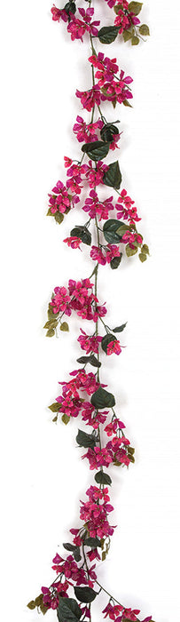 9'6" Outdoor UV-Proof Artificial Bougainvillea Garland Deluxe -Lavender/Fuchsia (Pack of 4) - A-62022DLX