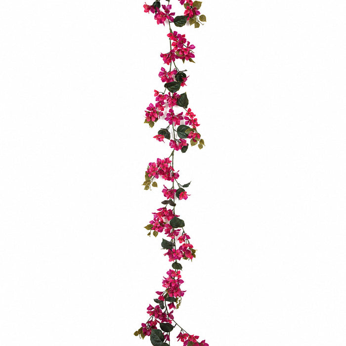 9'6" Outdoor UV-Proof Artificial Bougainvillea Garland Deluxe -Lavender/Fuchsia (Pack of 4) - A-62022DLX