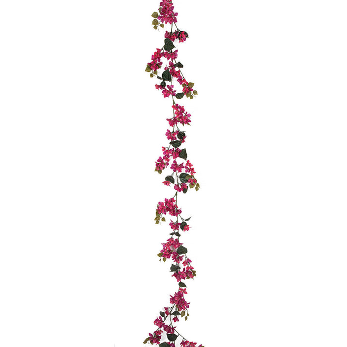 9'6" Outdoor UV-Proof Artificial Bougainvillea Garland Deluxe -Lavender/Fuchsia (Pack of 4) - A-62022DLX
