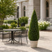 6' Outdoor UV-Proof Artificial Cedar Cone-Shaped Artificial Topiary Tree w/Pot -Green - A84186