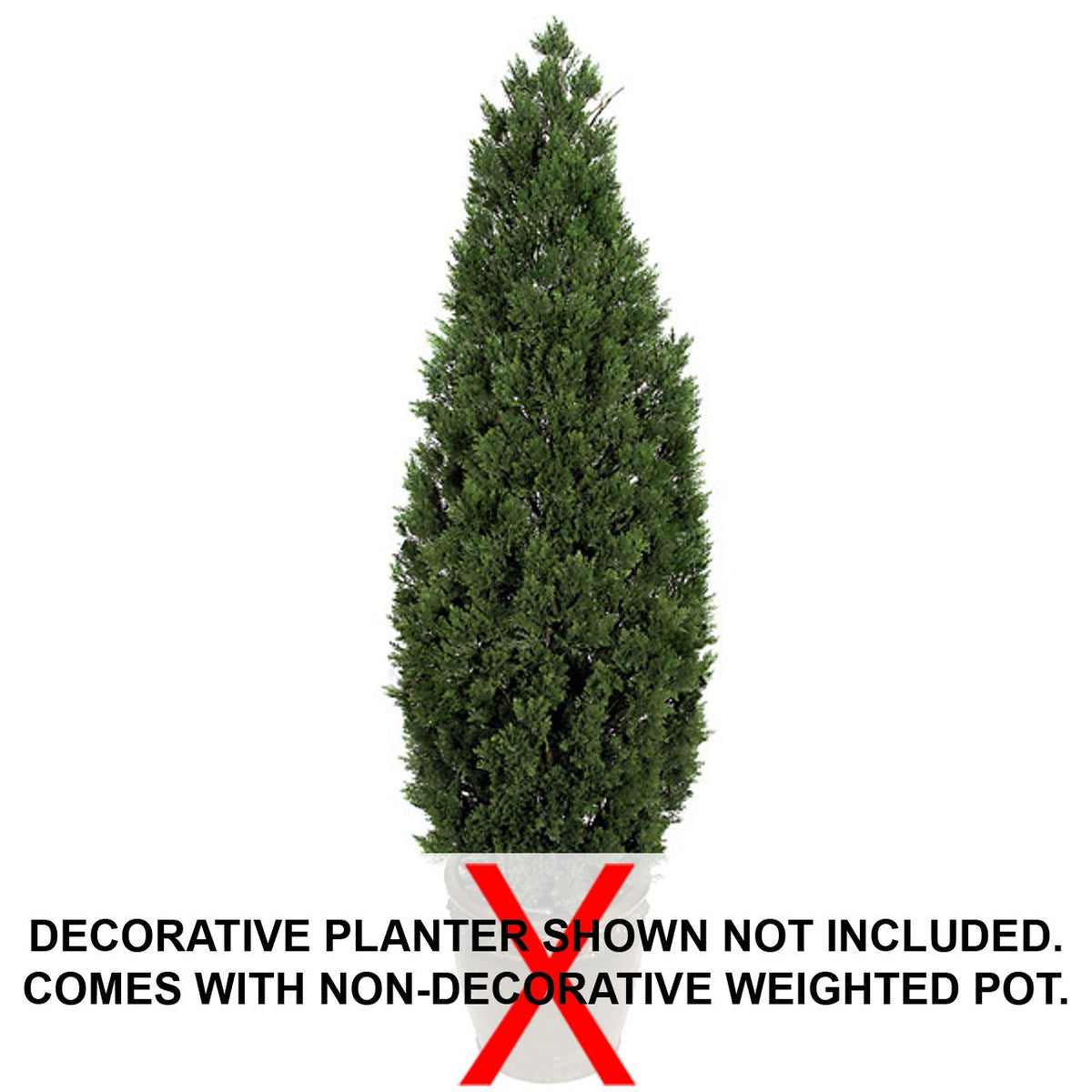 6' UVProof Outdoor Artificial Cedar ConeShaped Artificial Topiary