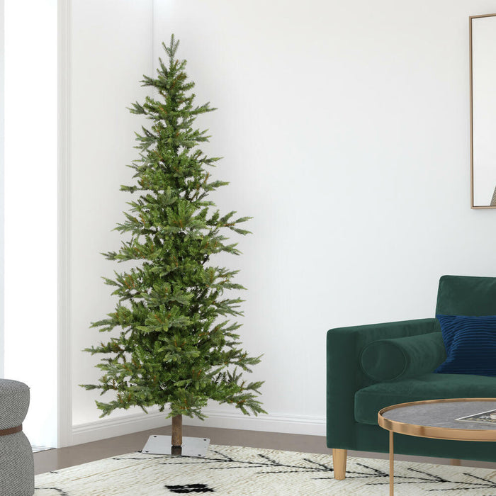7'Hx44"W Shawnee Fir Artificial Christmas Tree, Unlit -Green - A101870