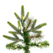 6'Hx42"W Shawnee Fir Artificial Christmas Tree, LED Pre-Lit -Green - A101866LED