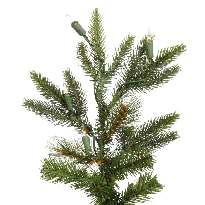 6'Hx42"W Shawnee Fir Artificial Christmas Tree, Unlit -Green - A101865