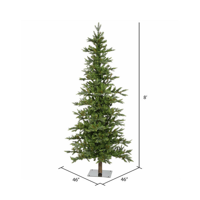 8'Hx46"W Shawnee Fir Artificial Christmas Tree, Unlit -Green - A101880