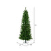 5'6"Hx28"W Slim Salem Pine Artificial Christmas Tree, Unlit -Green - A103055