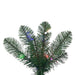 7'6"Hx36"W Slim Salem Pine Artificial Christmas Tree, Micro LED Pre-Lit (Multi-Mode) -Green - A103078LEDCC