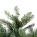 8'6"Hx40"W Slim Salem Pine Artificial Christmas Tree, LED Pre-Lit -Green - A103081LED