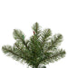 4'6"Hx24"W Slim Salem Pine Artificial Christmas Tree, LED Pre-Lit -Green - A103046LED