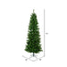 8'6"Hx40"W Slim Salem Pine Artificial Christmas Tree, Unlit -Green - A103080