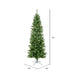 9'6"Hx44"W Slim Salem Pine Artificial Christmas Tree, LED Pre-Lit -Green - A103086LED