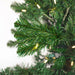 9'6"Hx44"W Slim Salem Pine Artificial Christmas Tree, LED Pre-Lit -Green - A103086LED