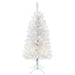 4'6"Hx24"W Pencil White Salem Pine Artificial Christmas Tree, LED Pre-Lit -White - A103246LED