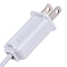 4'6"Hx24"W Pencil White Salem Pine Artificial Christmas Tree, LED Pre-Lit -White - A103246LED