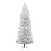 8'6"Hx40"W Pencil White Salem Pine Artificial Christmas Tree, Unlit -White - A103280