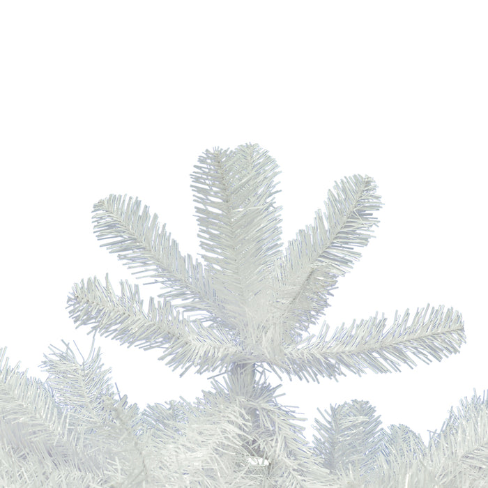 7'6"Hx36"W Pencil White Salem Pine Artificial Christmas Tree, Unlit -White - A103275