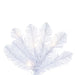 7'6"Hx36"W Pencil White Salem Pine Artificial Christmas Tree, Micro LED Pre-Lit (Multi-Mode) -White - A103276LEDCC