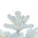 8'6"Hx40"W Pencil White Salem Pine Artificial Christmas Tree, LED Pre-Lit -White - A103281LED